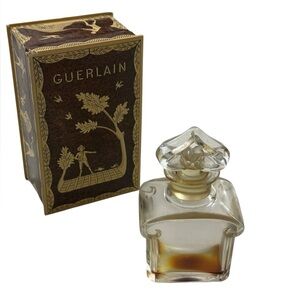 Vintage Guerlain Baccarat Crystal Perfume Bottle w/Box